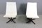 Vintage Vinyl White EE 116 Alu Lounge Chairs by Charles & Ray Eames for Herman Miller, Set of 2 4