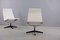 Vintage Vinyl White EE 116 Alu Lounge Chairs by Charles & Ray Eames for Herman Miller, Set of 2 2