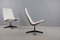 Vintage Vinyl White EE 116 Alu Lounge Chairs by Charles & Ray Eames for Herman Miller, Set of 2 6