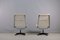 Vintage Vinyl White EE 116 Alu Lounge Chairs by Charles & Ray Eames for Herman Miller, Set of 2 8