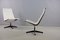 Vintage Vinyl White EE 116 Alu Lounge Chairs by Charles & Ray Eames for Herman Miller, Set of 2 13