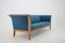 Mahogany Three-Seat Sofa Frits Henningsen, 1940s, Denmark 2