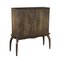 Oak Veneer Bar Cabinet, 1940s, Image 1