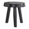 High Black Stained Milk Stool 1