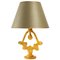 Lampada in bronzo dorato, Immagine 1