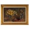 Bouquet di fiori, olio su tela, metà XX secolo, Immagine 1