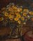 Bouquet di fiori, olio su tela, metà XX secolo, Immagine 6