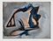Giorgio Lo Fermo, Abstrakte Form, Öl auf Leinwand, 2021 1