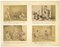 Unknown, Vintage Fotos von Geishas from Tokyo, Album Prints, 1880er-1890er, 4er Set 1