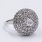 18K White Gold Ring with Diamonds, Image 3