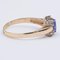 Vintage 14k Gold Ring with Central Tanzanite and Diamonds, 1970s, Image 4