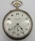 Silberne internationale Vintage Watch Taschenuhr, spätes 19. Jahrhundert 1