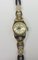 Antike Abend-Armbanduhr in Weißgold mit Diamanten im Brilliantschliff, frühes 20. Jh 2