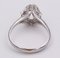 Weißgold-Solitair Ring mit Diamanten im Brillantschliff, 1940er 4