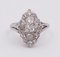 Antique White Gold Ring with Diamonds, 1930s, Image 2