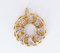 Vintage Pendant in 18k Gold with Diamonds and Blue Enamels, 1970s, Image 2