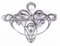 Spilla Art Nouveau antica in oro 18k con diamanti con taglio a rosa coroné, anni '10, Immagine 1