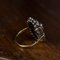 Antique Ring in 18k Gold and Silver with Onyx and Diamonds, 1900s 4