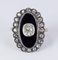 Antique Gold Ring with Onyx and Diamonds, 1900s 2