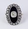 Antique Gold Ring with Onyx and Diamonds, 1900s, Image 2