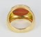 Vintage Gold und Korallen Ring, 1950er 3