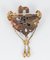 Antique Gold Brooch with Enamels and Garnet, 1800s 3