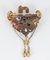 Antique Gold Brooch with Enamels and Garnet, 1800s, Image 3