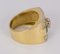 Vintage 18k Gold Ring with Cut Diamonds and Emeralds, 1960s, Image 2