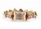 Lady Armbanduhr aus 18 Karat Gold mit Diamanten & Rubinen von Jaeger, 1930er 1