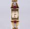 Lady Wrist Watch in 18k Gold with Diamonds and Rubies from Jaeger, 1930s 2