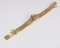 Antikes 18 Karat Gold Armband mit Diamantenen Rosetten, 1800er 4