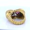 Vintage Ring in 18k Gold with Rubies and Diamonds, 1940s, Image 5