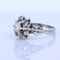 Vintage 18k White Gold Ring with Cut Diamond, 1950s 3