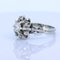 Vintage 18k White Gold Ring with Cut Diamond, 1950s, Image 3