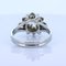 Vintage 18k White Gold Ring with Cut Diamond, 1950s 6