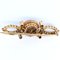 18k Gold Brooch with Diamond Rosettes, 1950s, Image 5