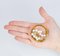Spilla vintage in oro 18k con perle Akoya e diamanti, anni '70, Immagine 6