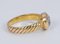 Vintage 18 Karat Gold Ring mit Geschliffenem Diamanten, 1970er 3