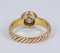 Vintage 18k Gold Ring with Cut Diamond, 1970s, Image 4