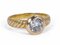 Vintage 18k Gold Ring with Cut Diamond, 1970s 1