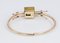 Antikes Bourbon Armband aus 12 Karat Gold mit Glaspaste, 1800er 4