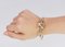 Antikes Bourbon Armband aus 12 Karat Gold mit Glaspaste, 1800er 5