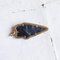 Prehistoric Arrowhead Pendant in Stone with 18k Gold Setting 4