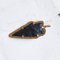 Prehistoric Arrowhead Pendant in Stone with 18k Gold Setting, Image 5