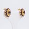 Vintage Earrings in 18k Gold with Garnets, 1950s, Image 2