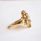 Bague 14k Vintage en Or avec Quartz Citrine, 1960s 1