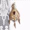 Bourbon Pendant in 9k Gold with Garnet, 1800s, Image 1