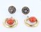 Vintage 18k Gold and Silver Earrings with Rosette and Coral Cut Diamonds, 1970s, Image 4