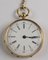 Antique Gold Watch with Chain, 1800s, Image 2