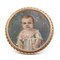 Broche Antique en Or avec Figurine Miniature, 1800s 1